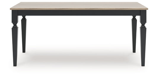 Brenkerton - Rectangular Dining Room Table - Grayish Brown / Black