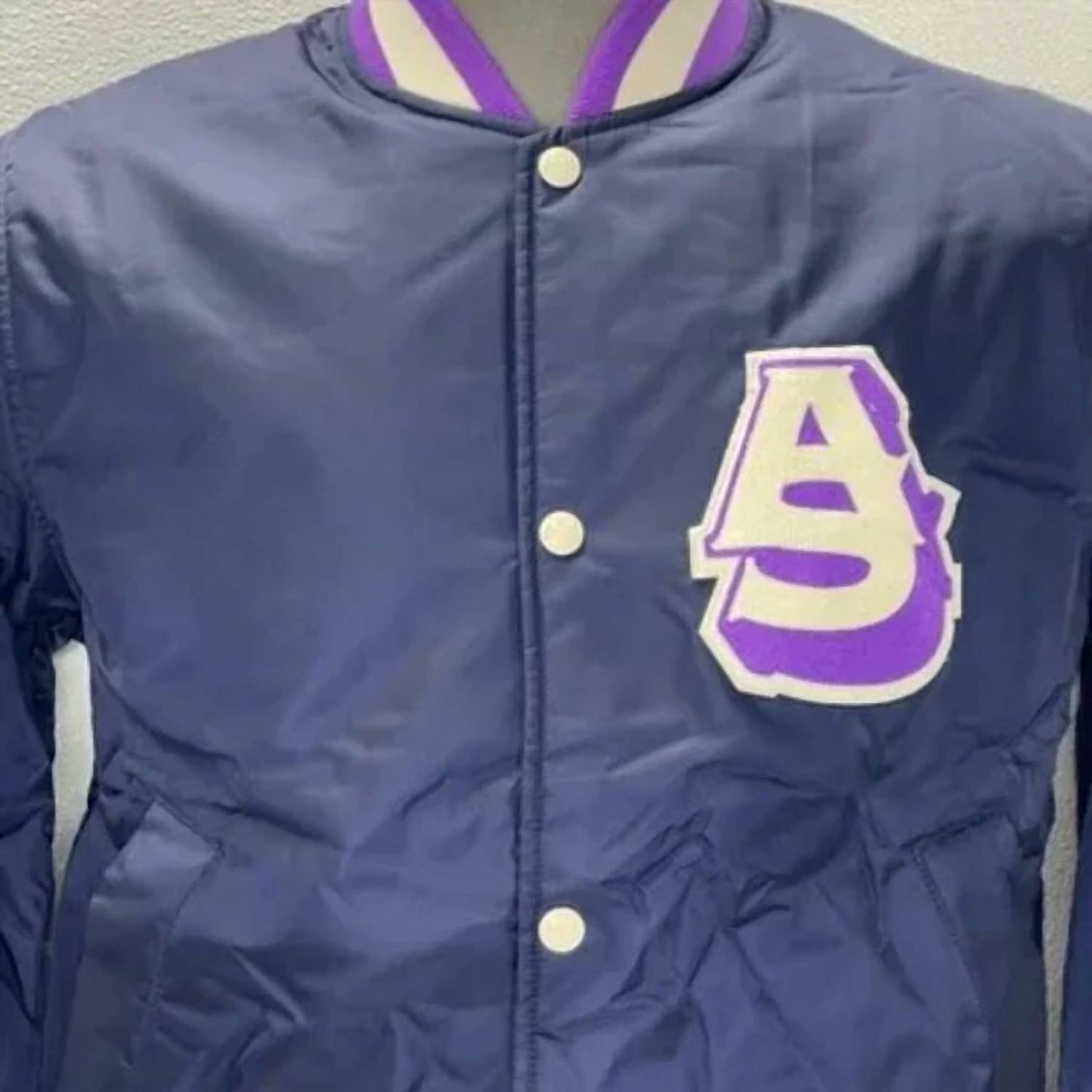 Men's Barren Primary Full Snap Varsity Jacket