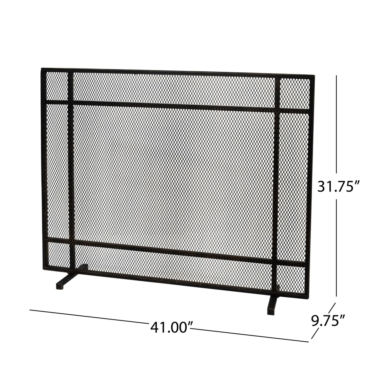 Elegant Iron Fire Screen For Fireplace Protection
