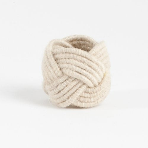 The Harbor Braided Jute Napkin Rings — Set of 4