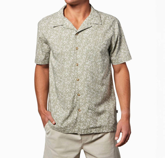 Palms Short Sleeve Button Up Shirt
