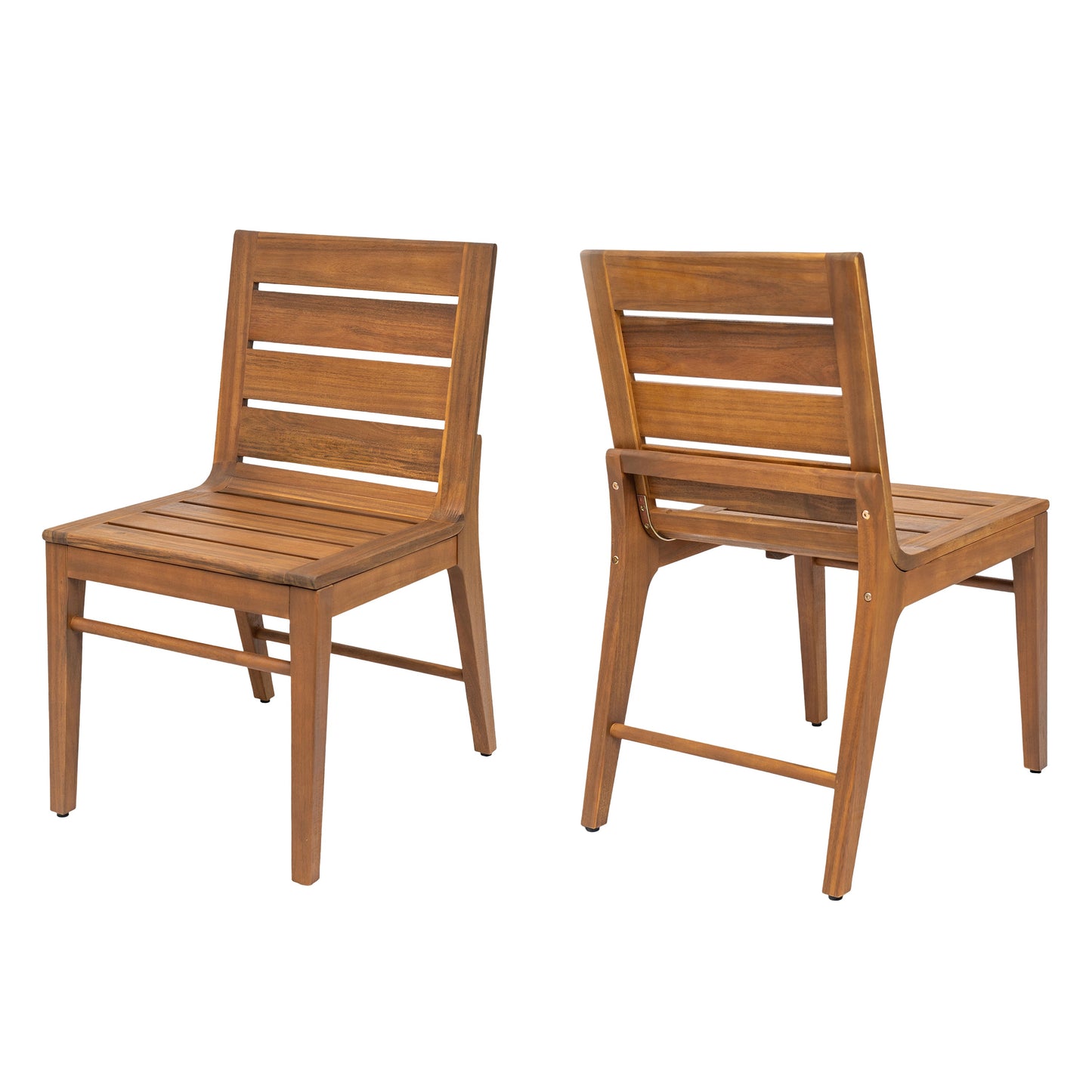 The Fairhaven Slatted Acacia Outdoor Dining Set — 7-Piece