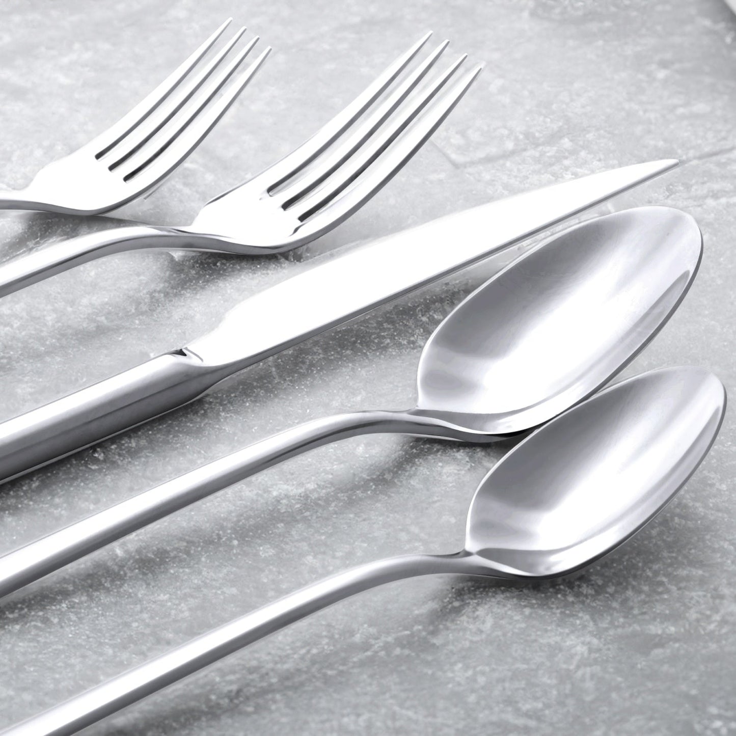 Emilia Mirror 20-Piece Flatware Set | Gold or Silver