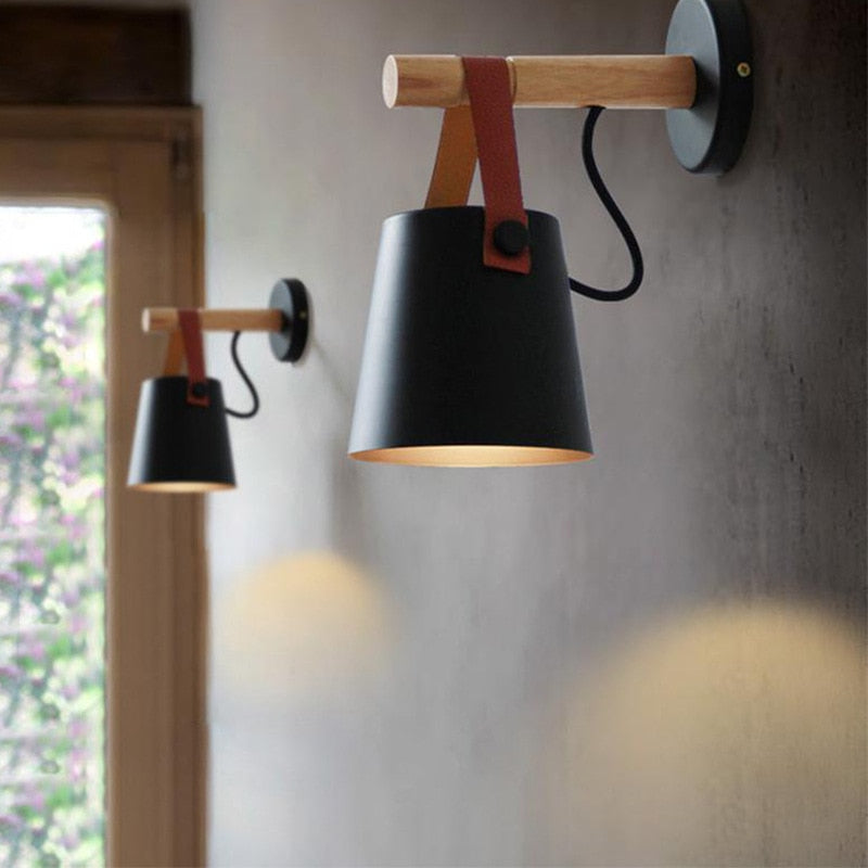 Misha Wooden Sconce