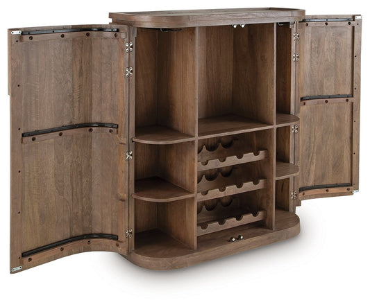The Ashbourne Mango Wood Bar Cabinet