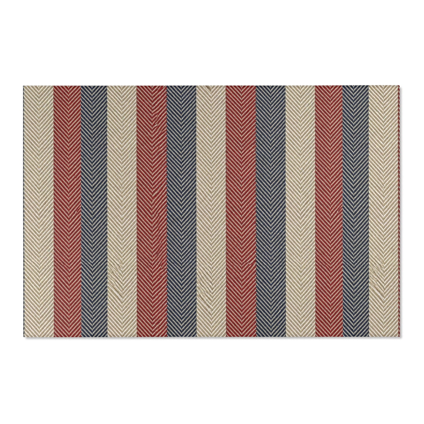Americana Cabana Stripe Area Rug — A timeless striped foundation piece designed to bring warmth and coastal heritage into the home.