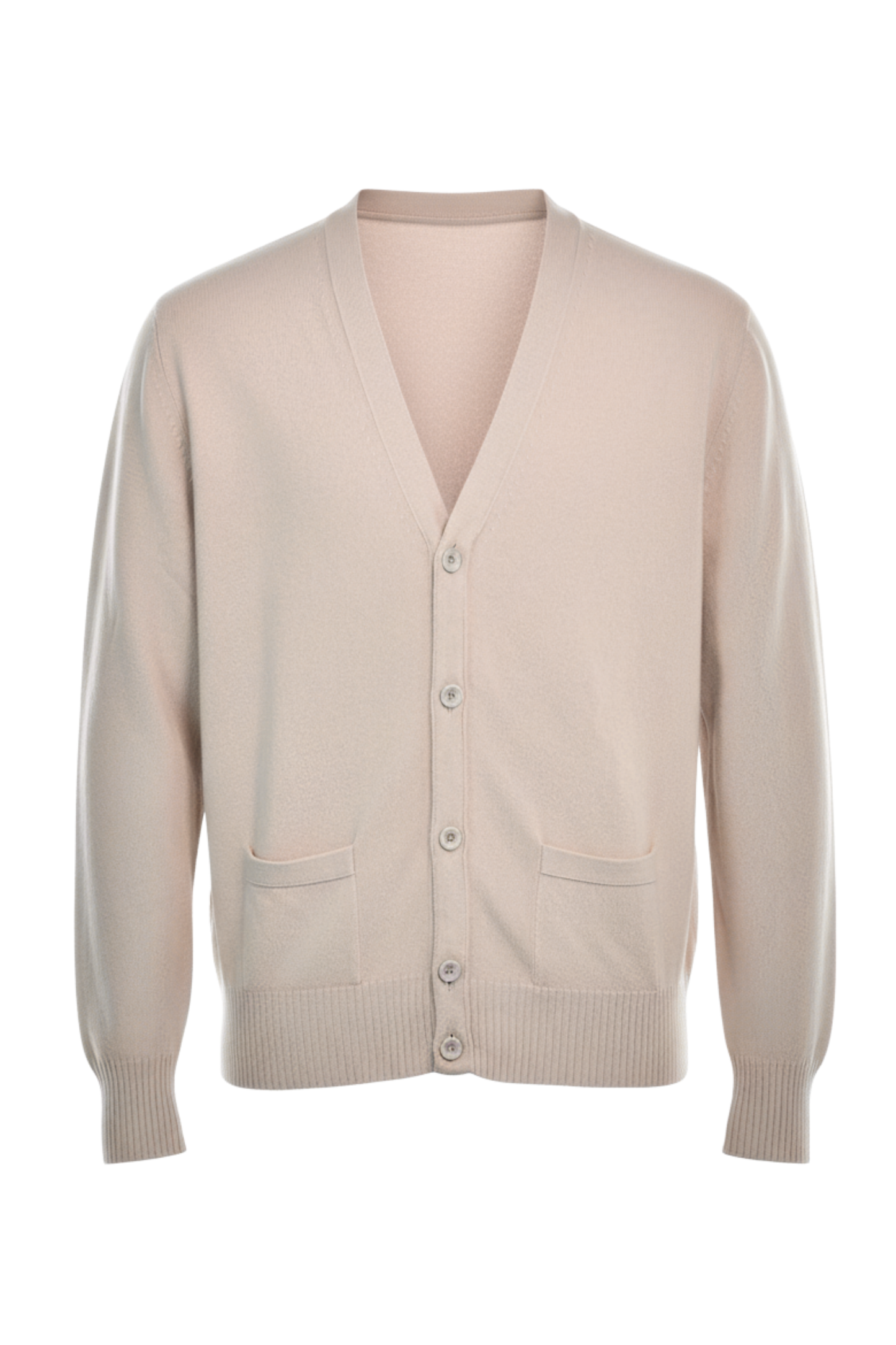 Manrico Cashmere Button Down V-Neck Cardigan