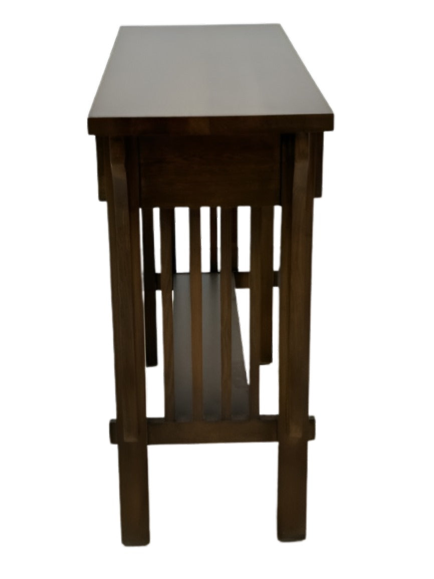 The Heritage Crofter Console Table — Quarter-Sawn Oak