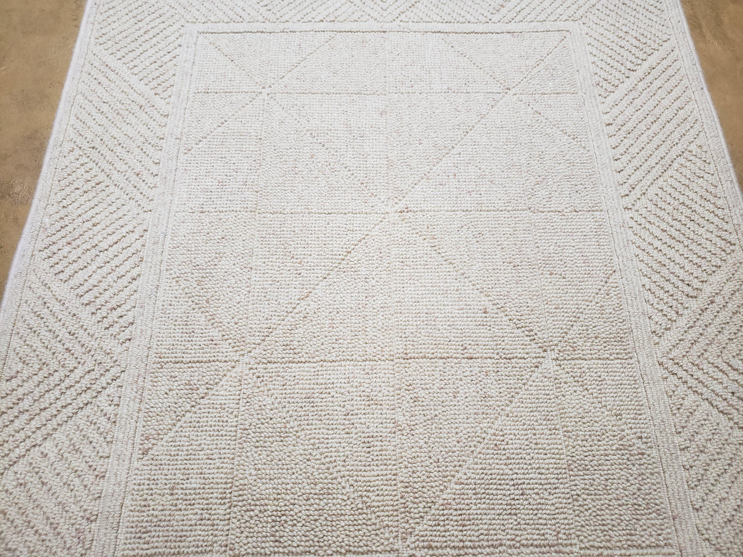 3x5 Karastan Sisal Rug Collection, Design 379/80504, Sambava II, 3'6 x 5'3, Beige Karastan Rug with Label, Authentic Karastan, Entryway Rug