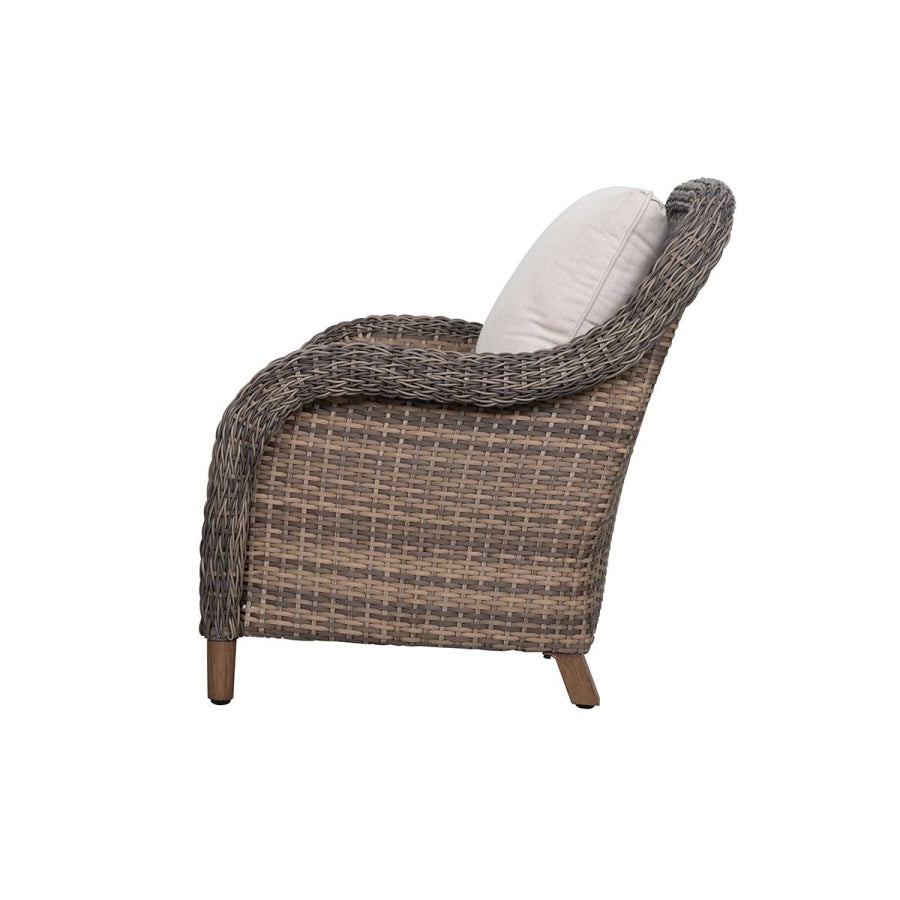 The Mitchell 4-Piece Wicker Outdoor Luxury Sofa Set with Swivel Rocking Chairs