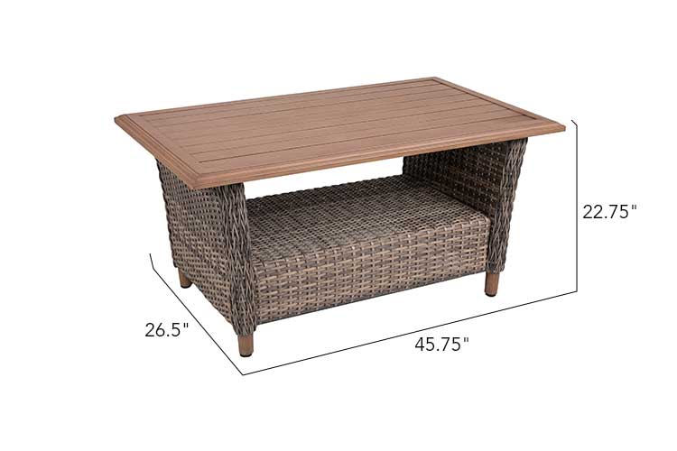 The Mitchell 4-Piece Wicker Outdoor Luxury Sofa Set with Swivel Rocking Chairs