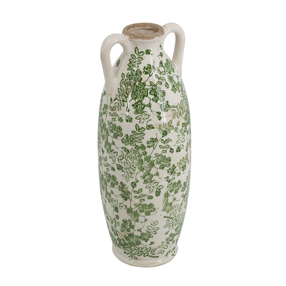 The Wren Botanical Handled Floor Vase
