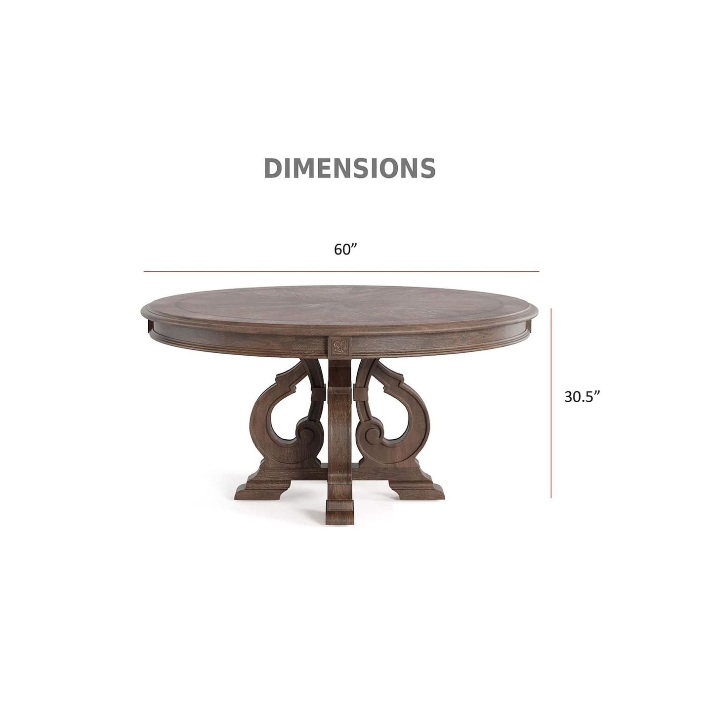 Ashbourne Round Pedestal Dining Table
