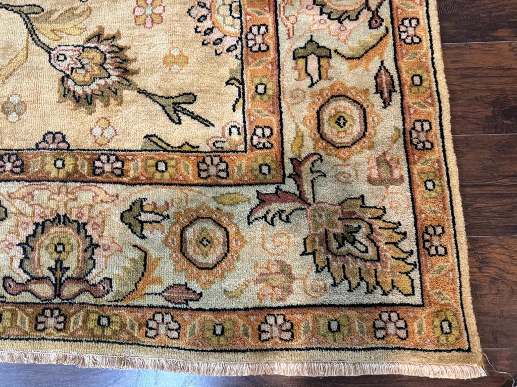 Turkish Oushak Rug 8x10, Vintage Wool Carpet