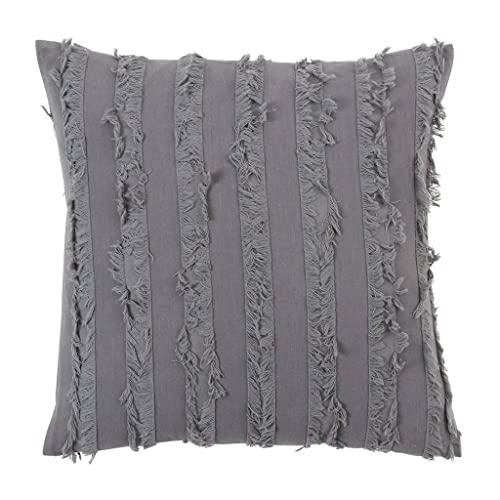 The Marais Fringed Stripe Pillow
