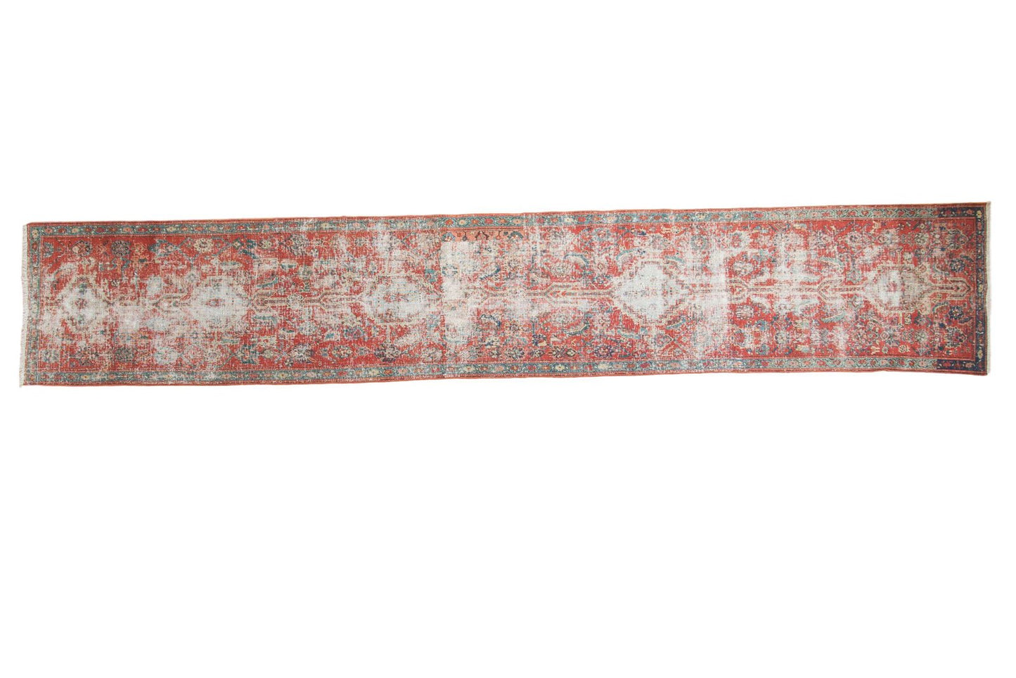 2x13.5 Antique Heriz Rug Runner