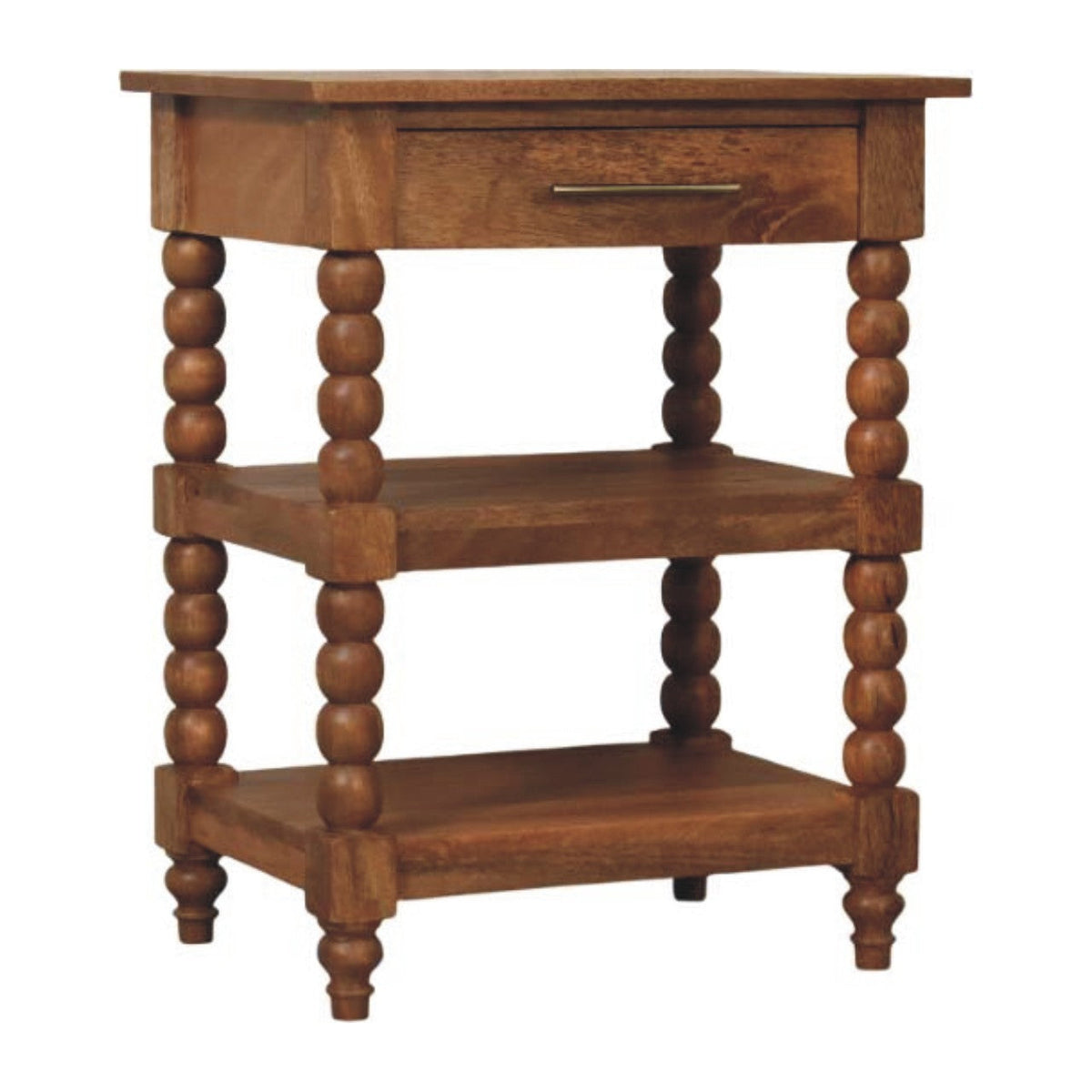 Heritage Barley Twist Solid Wood Side Table