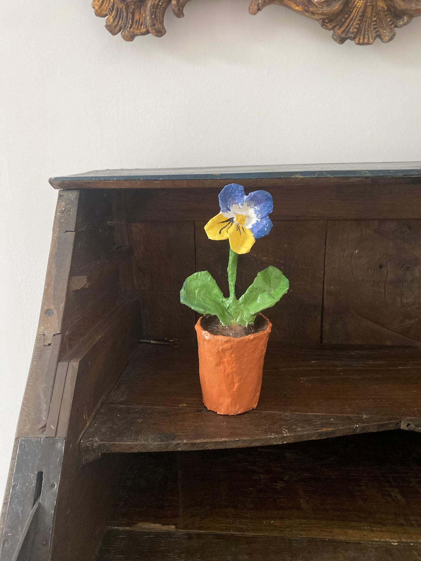 Dana Gibson Pansy Pots