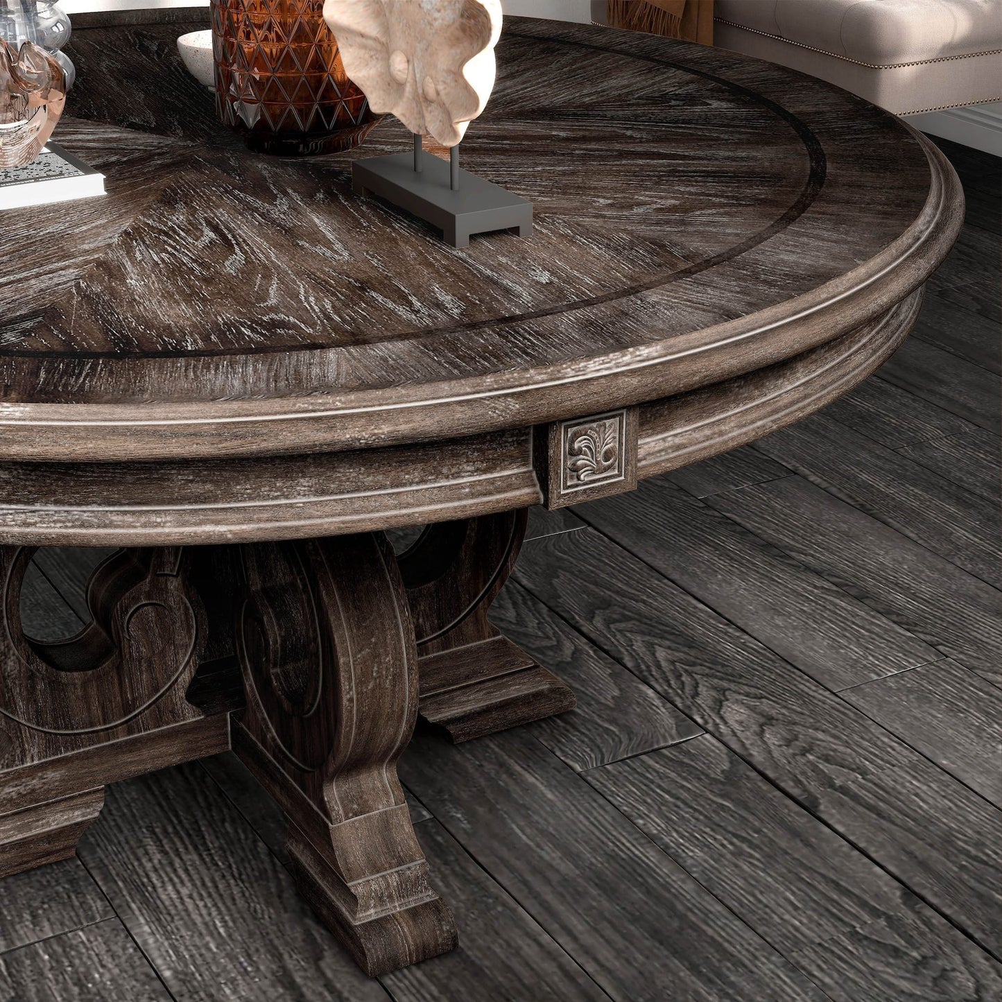 Ashbourne Round Pedestal Dining Table