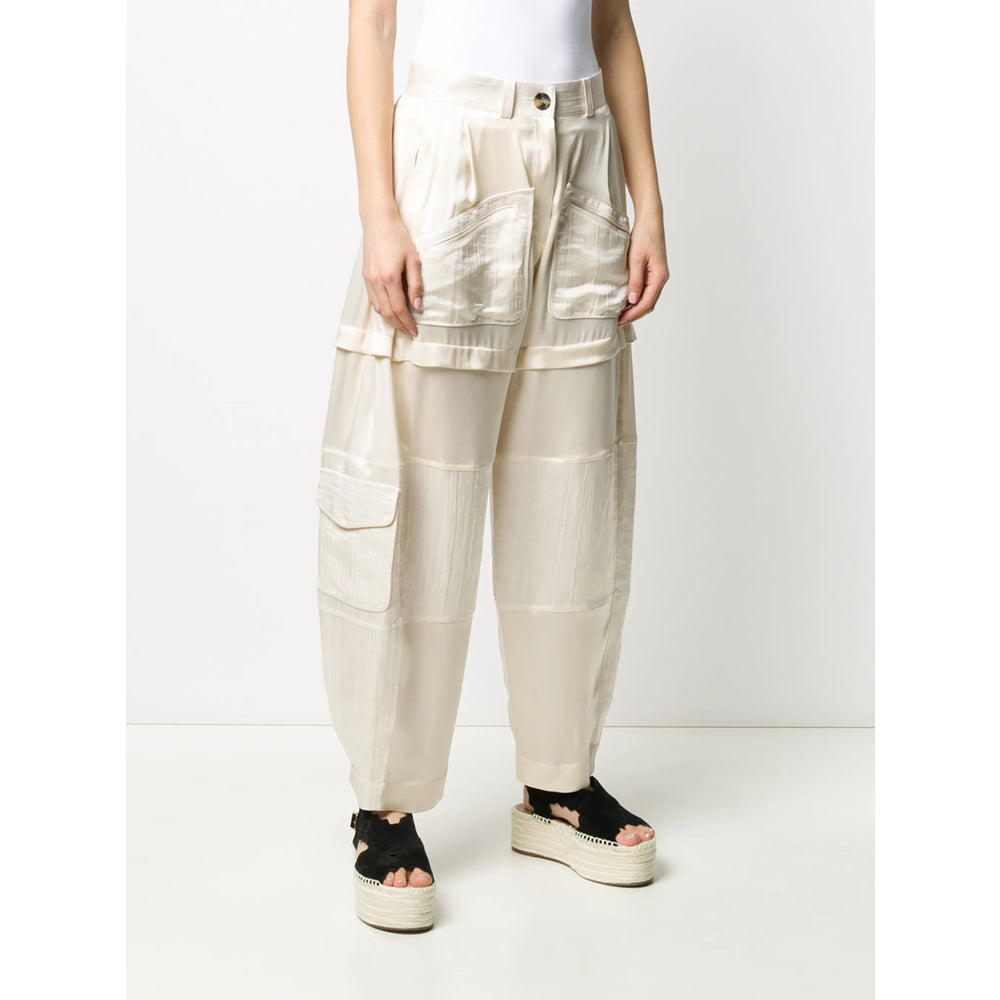 Lanvin Neutrals Trousers - Tapered Trousers Women