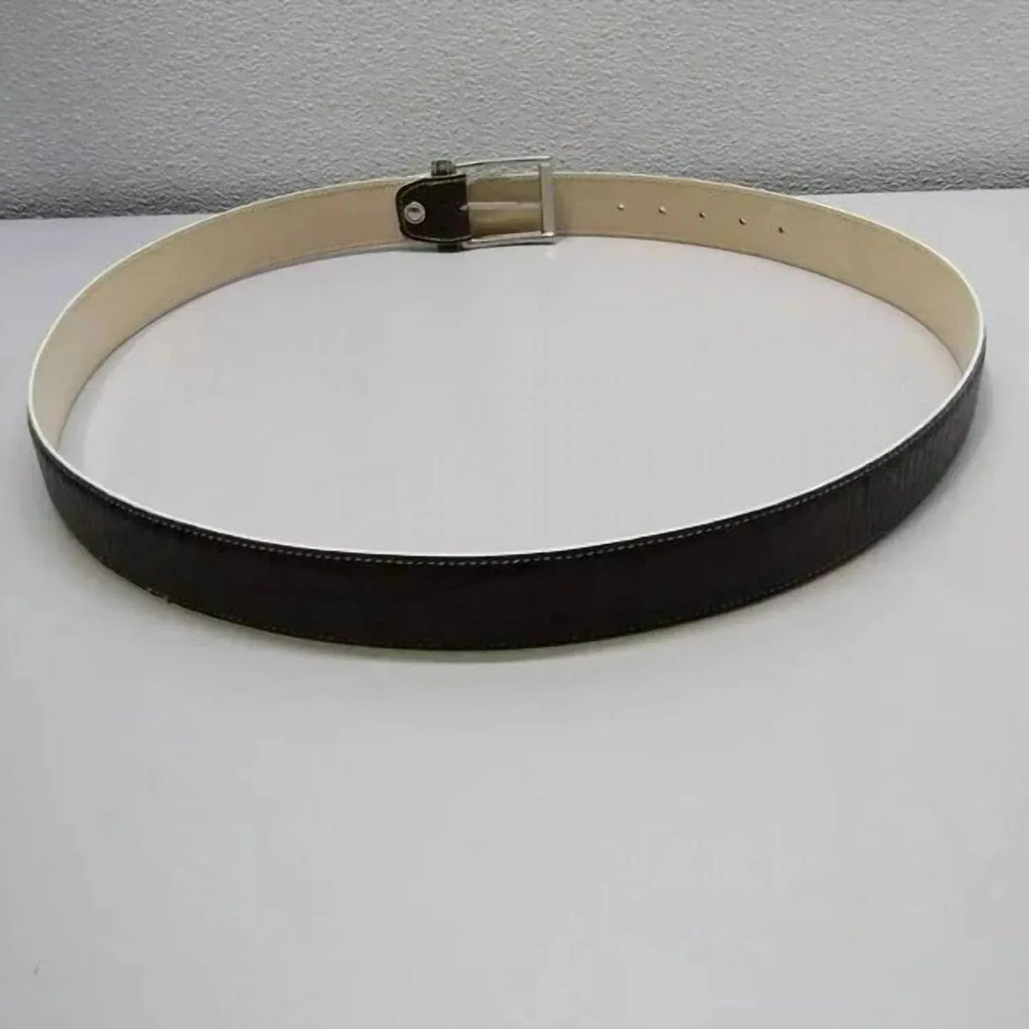 Men's Leather Alligator Embossed Belt