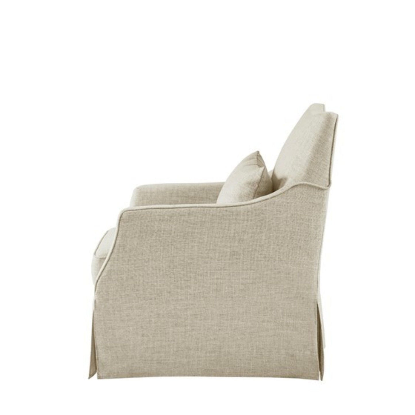 The London Skirted Swivel Chair