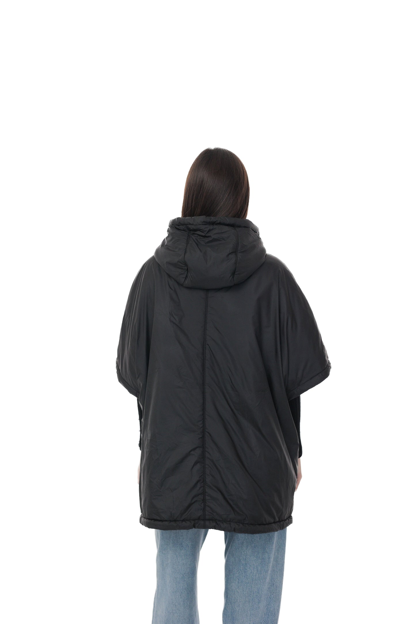 Hooded Vest in Black