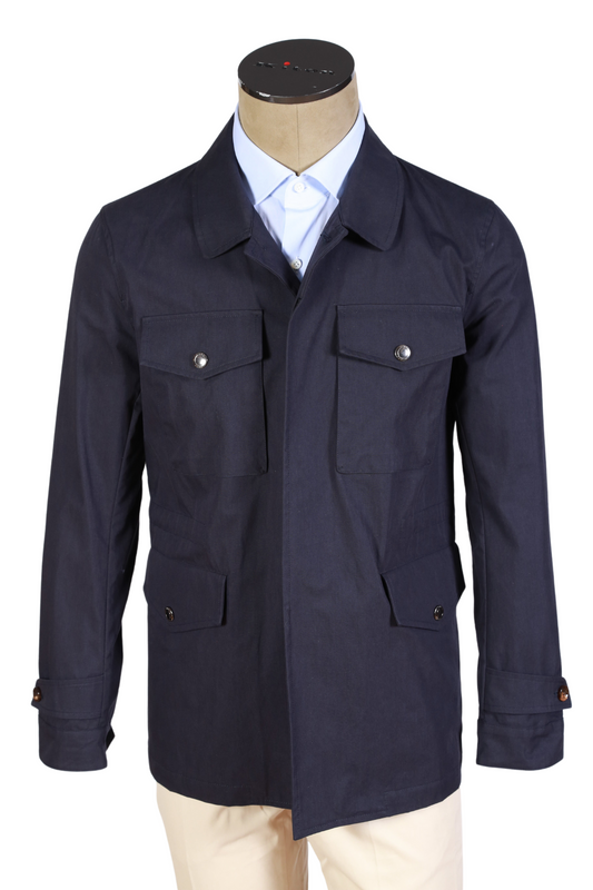 Kired by Kiton Cotton Zip-Up Jacket