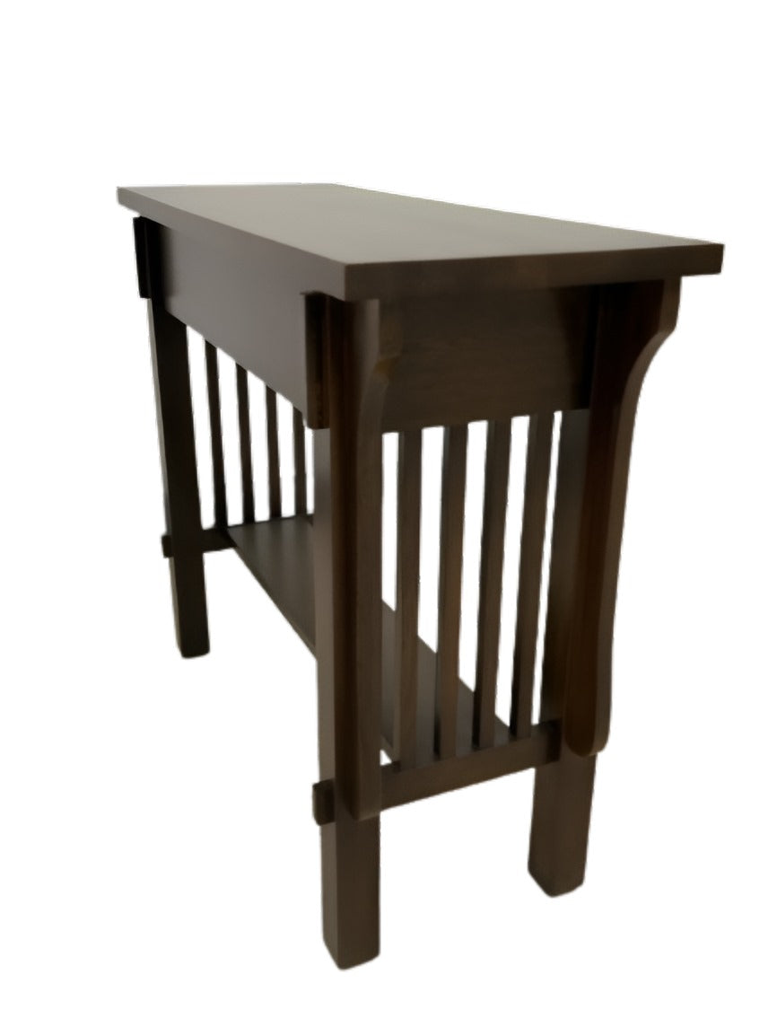 The Heritage Crofter Console Table — Quarter-Sawn Oak