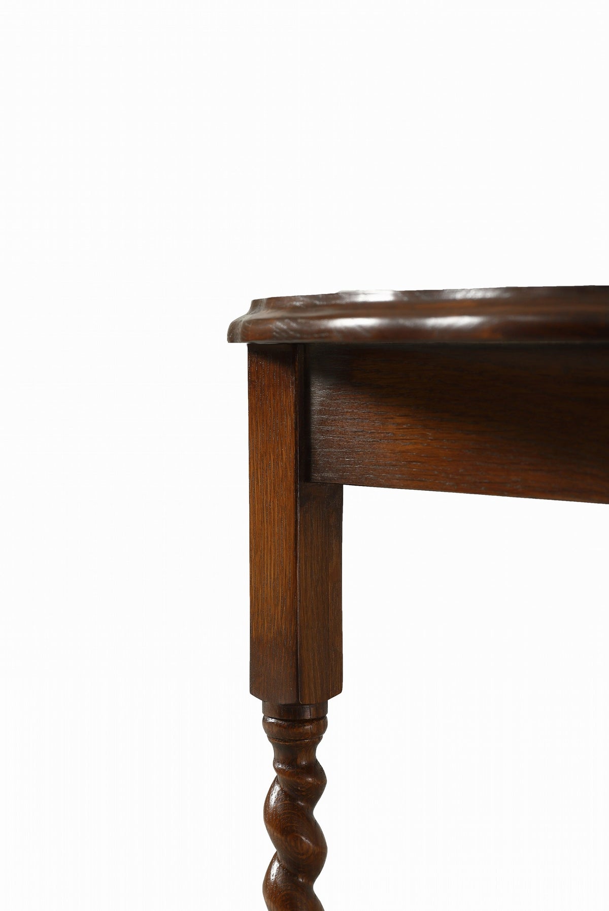 Heritage Barley Twist Solid Oak Side Table