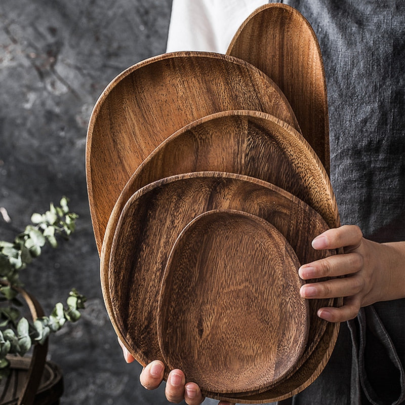 Foundry Acacia Wood Serveware Set