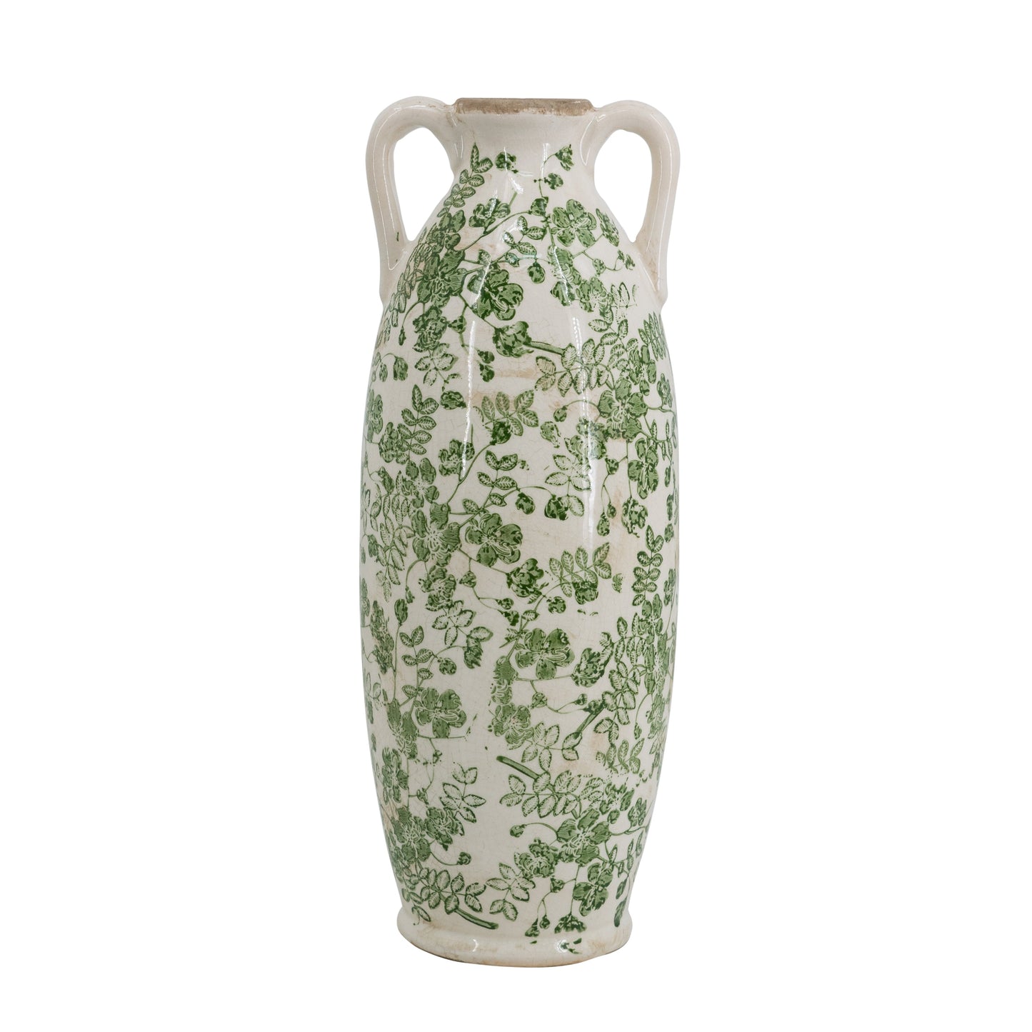 The Wren Botanical Handled Floor Vase