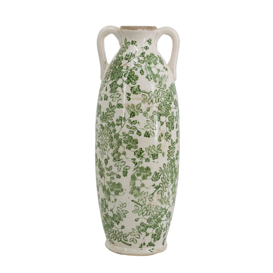 The Wren Botanical Handled Floor Vase