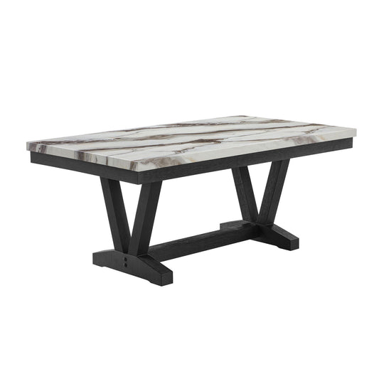 Panda Oceanic - Dining Table And Chairs Set - Black