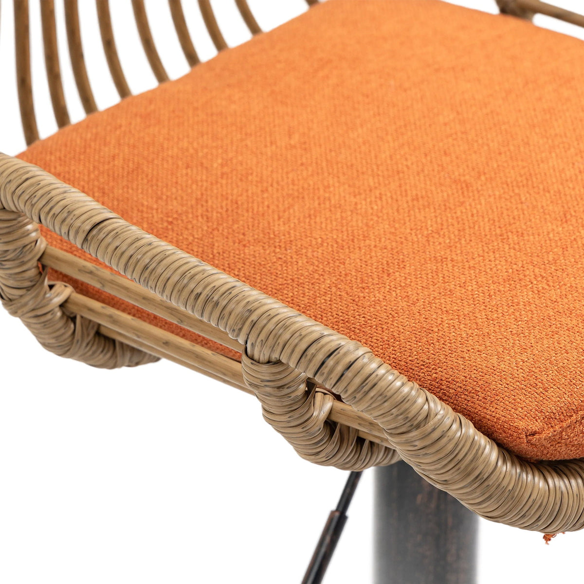 The Harbor Bar Adjustable Linen Swivel Stools — Set of 2