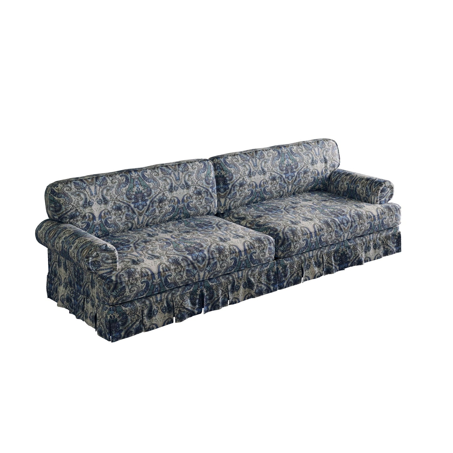 The Devon Slipcovered Rolled Arm Sofa