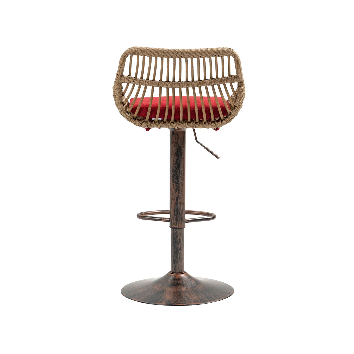 The Harbor Bar Adjustable Linen Swivel Stools — Set of 2