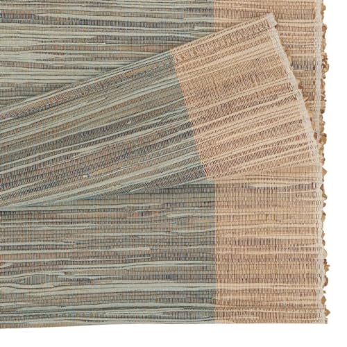 The Water Hyacinth Banded Table Runner