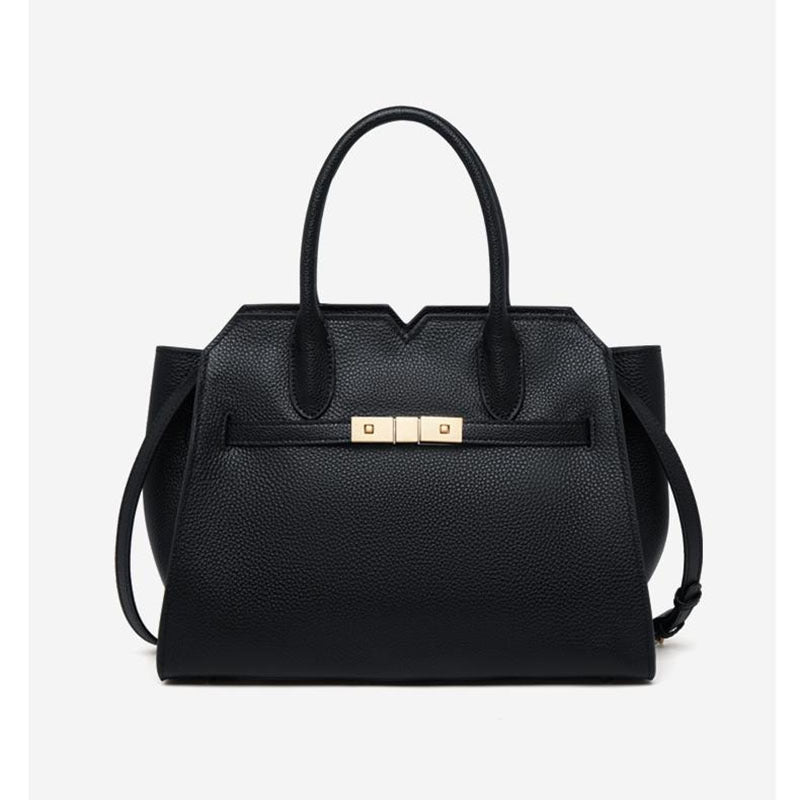 Women's Top-Grain Leather Tote Bag | Premium Structured Handbag
