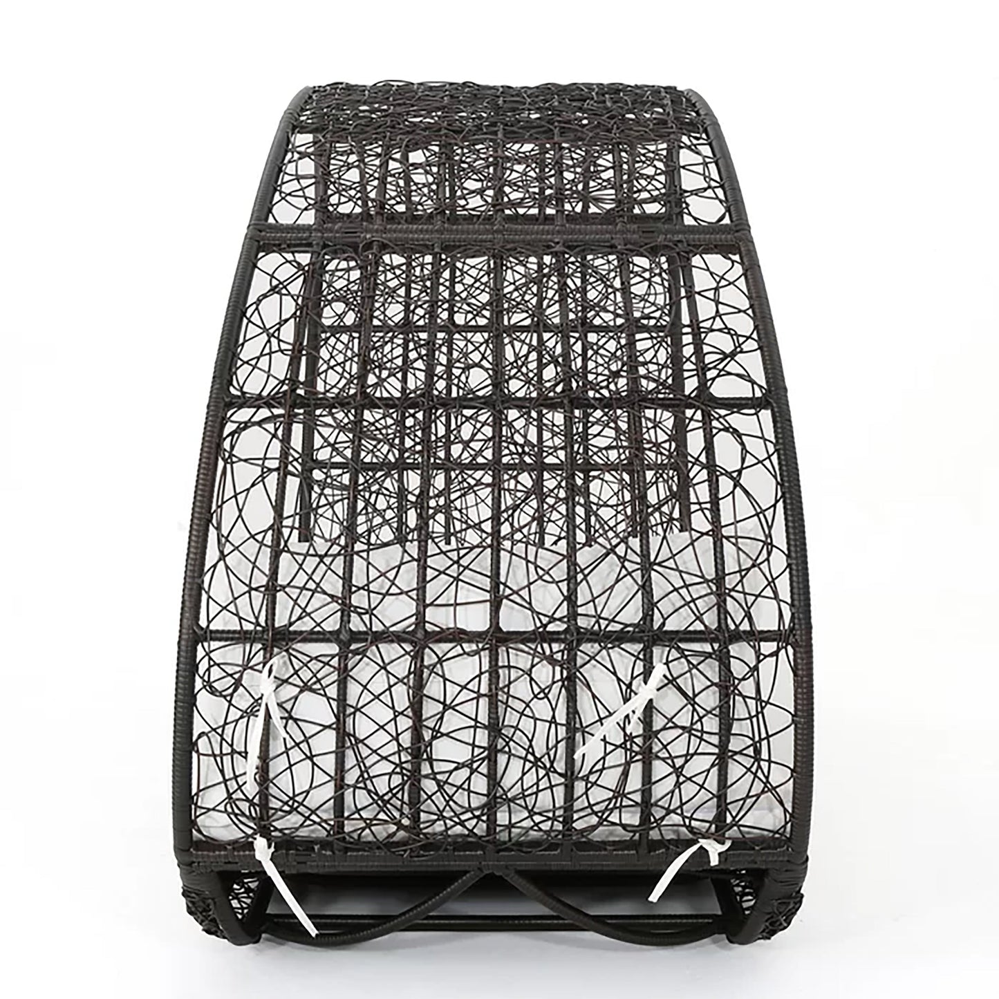 Outdoor Wicker Sofa with Cushions