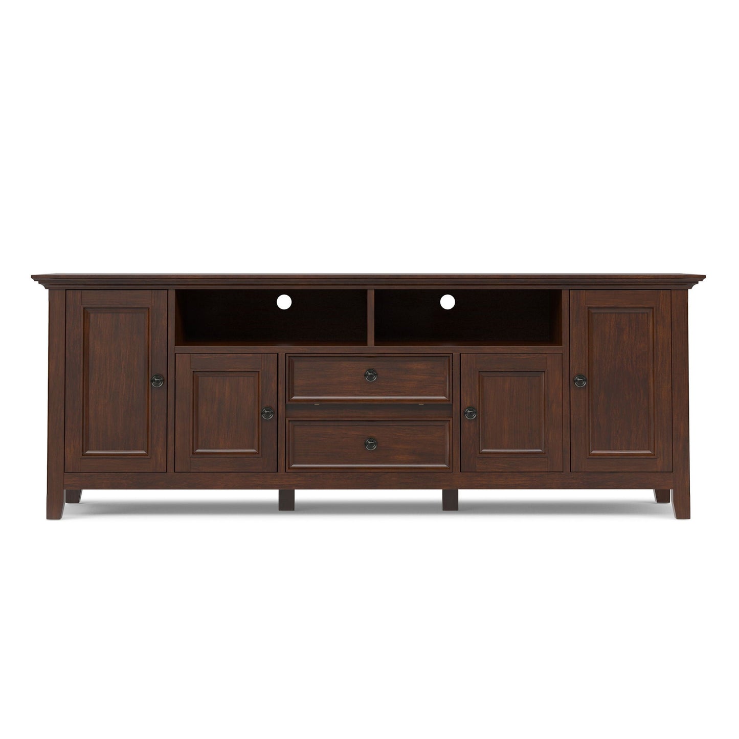 Amherst - TV Stand For TVs Up To 80" - Brown