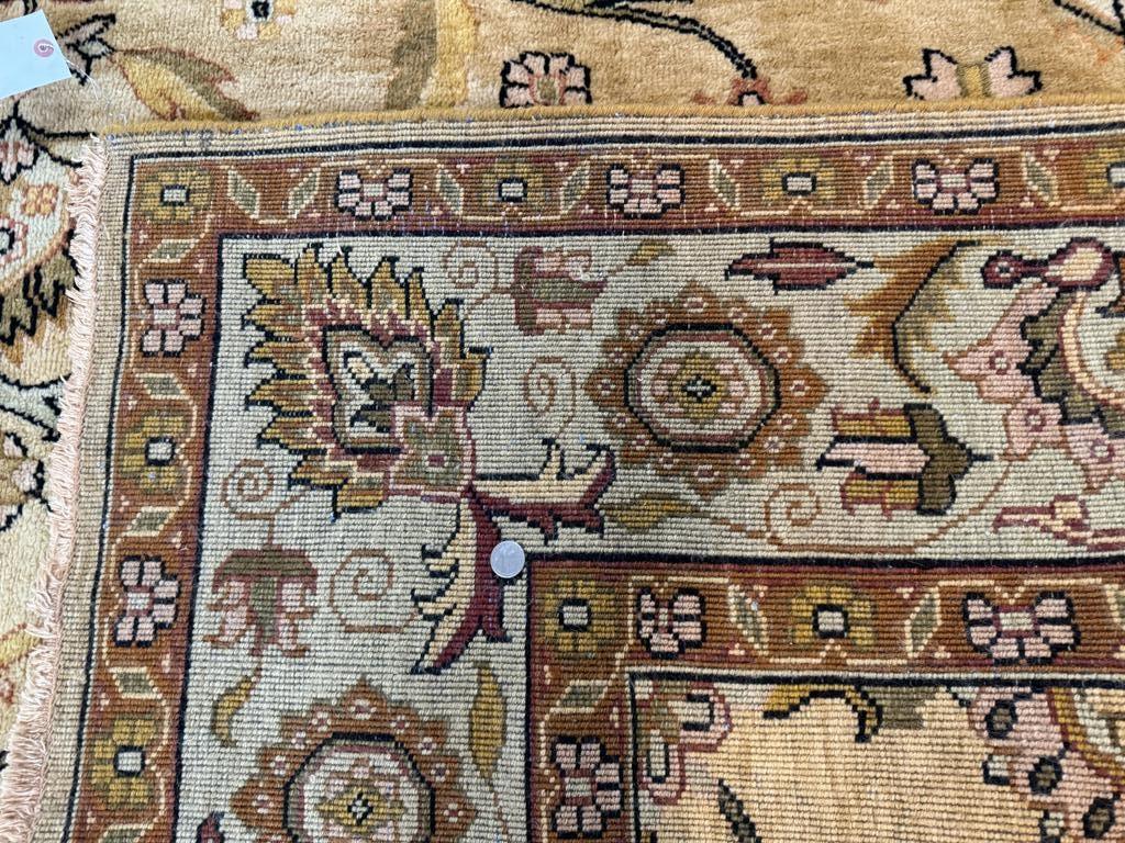 Turkish Oushak Rug 8x10, Vintage Wool Carpet