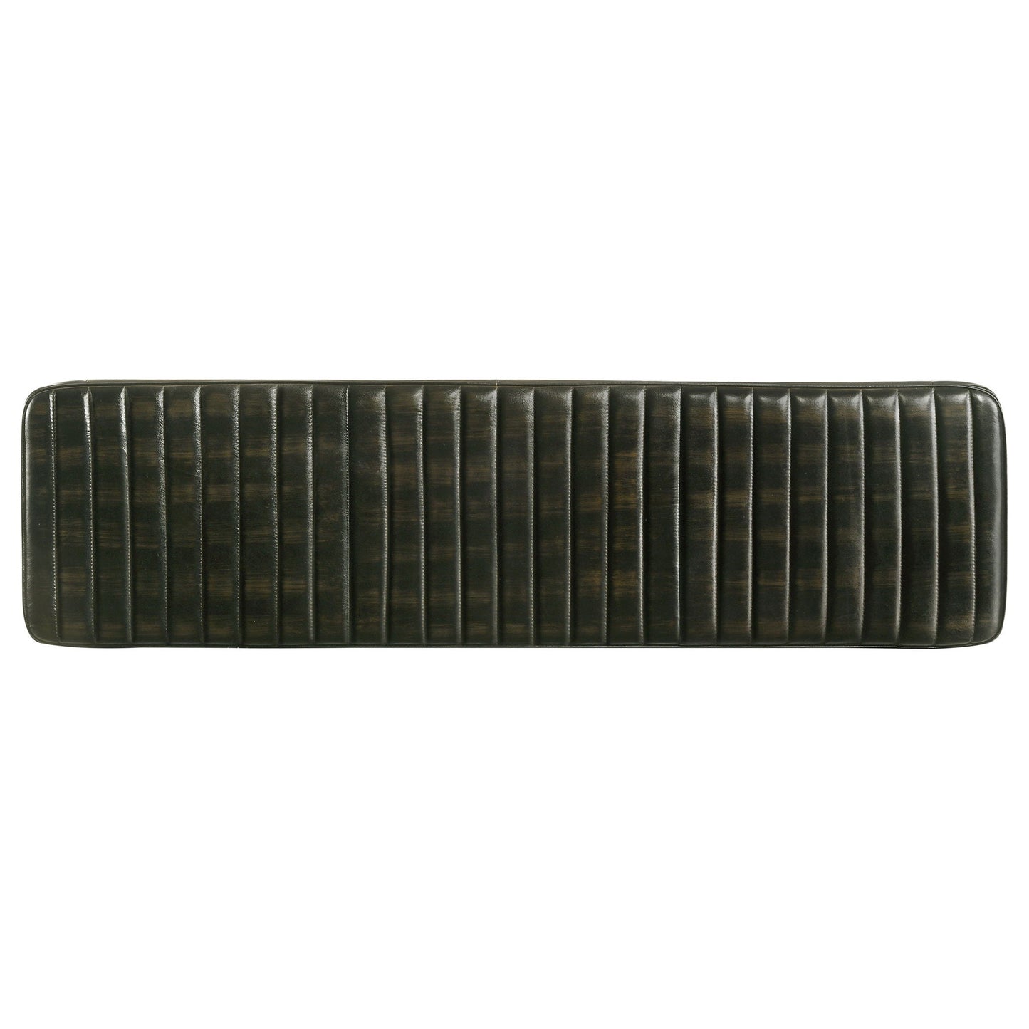 Tufted Cushion Side Bench With Tapered Legs