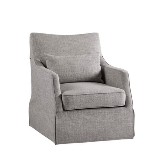 The London Skirted Swivel Chair
