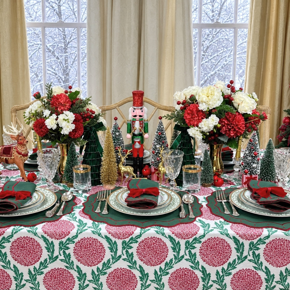 The Eve Placemat - Green and Red (Set of 4)
