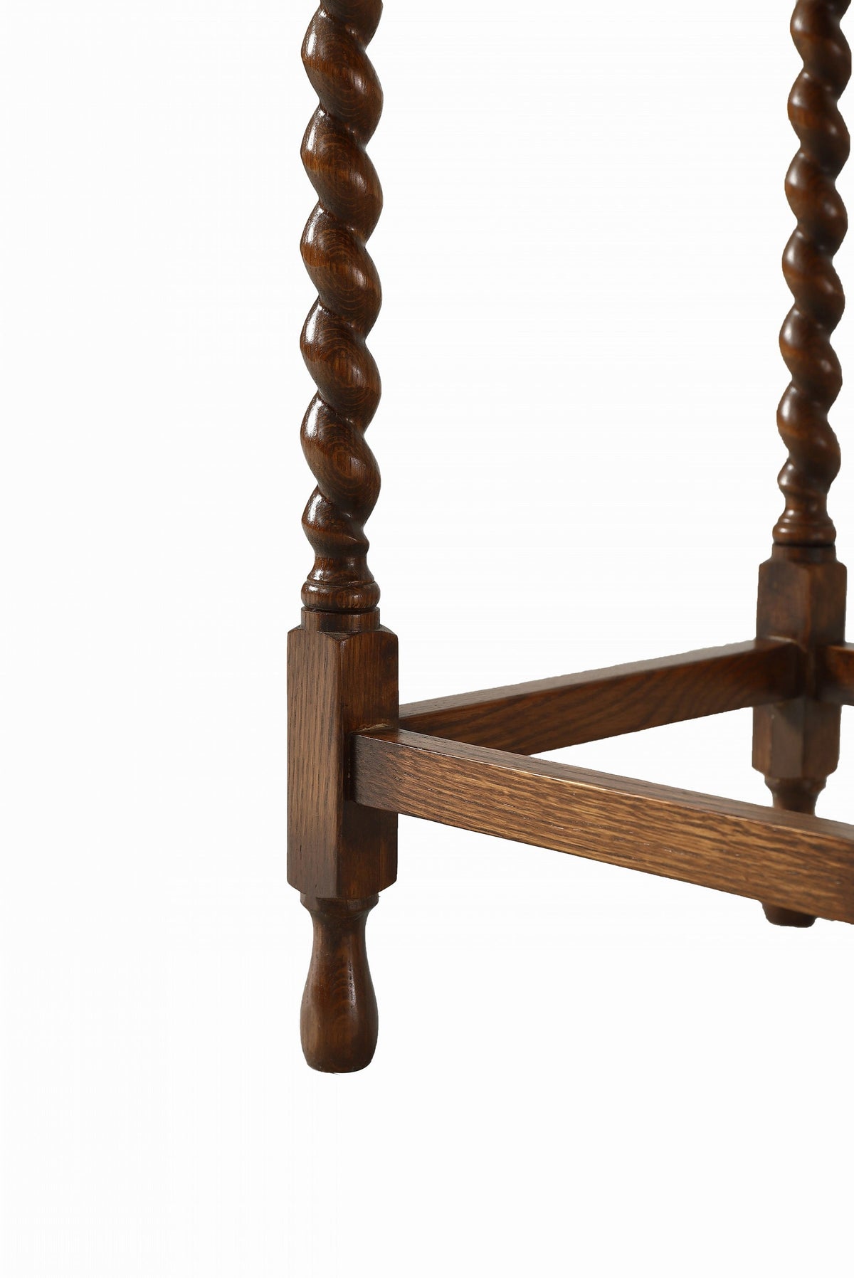 Heritage Barley Twist Solid Oak Side Table