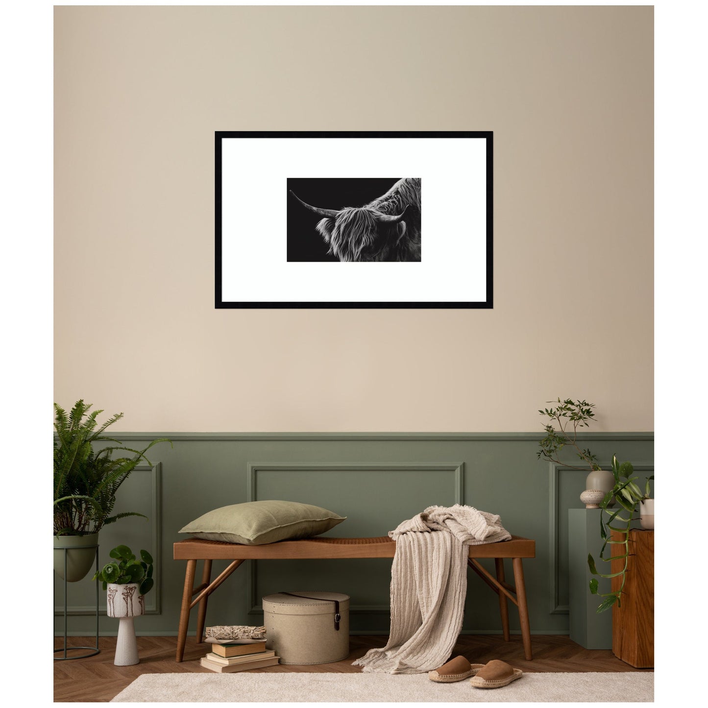 Scottish Highland No. 6 by Crystal Lynn Collins Framed Wall Art Print