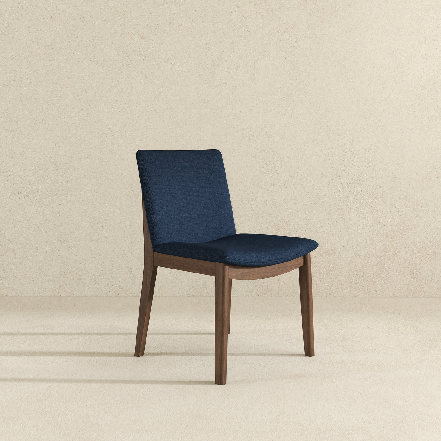 The Harwich Navy Linen Dining Chairs — Set of 2