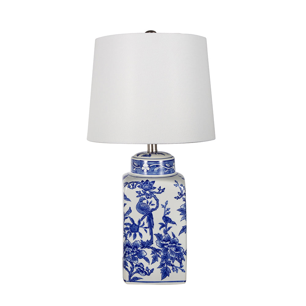 Harbor Blue Porcelain Table Lamp