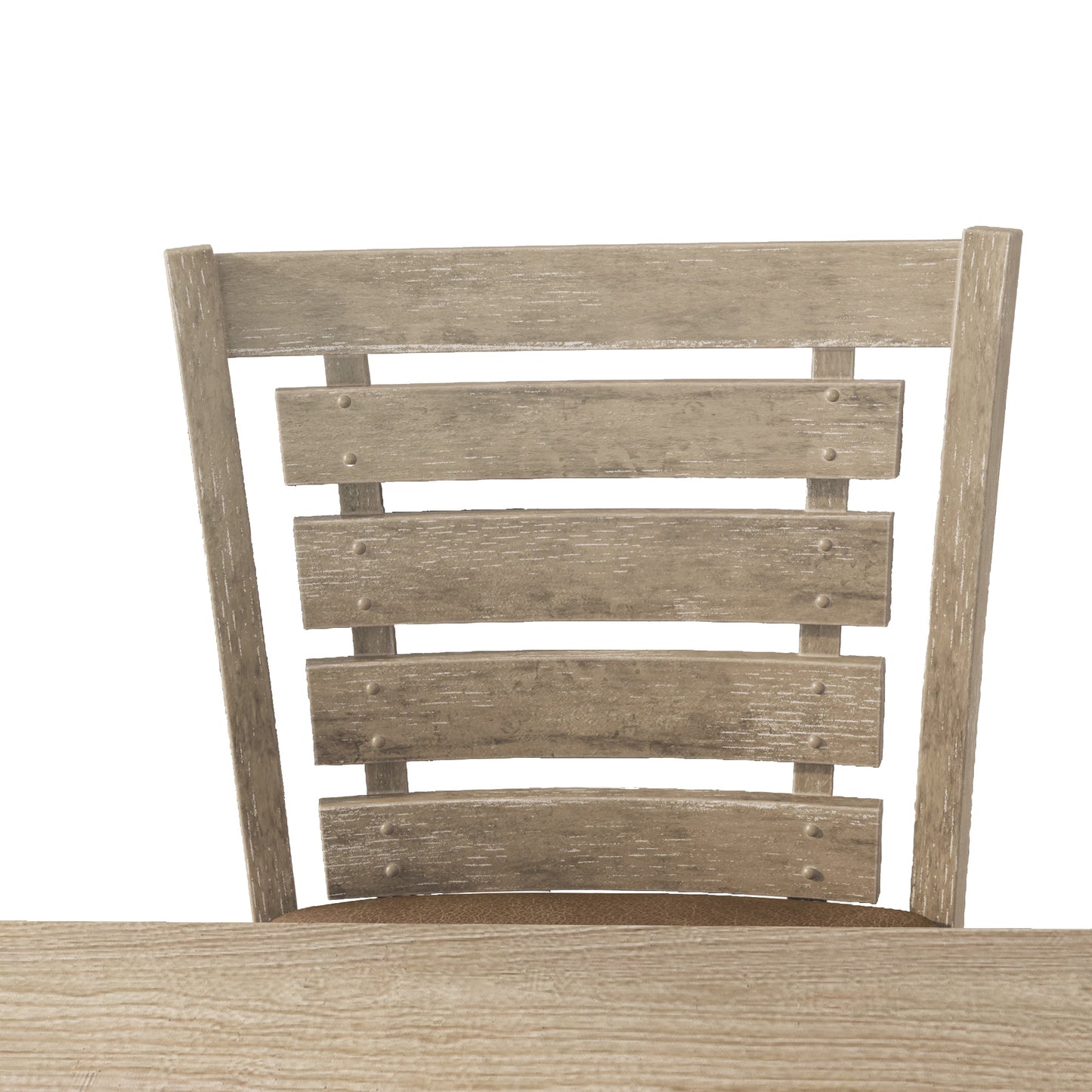 French Country Ladderback Farmhouse Counter Stools – Set of 2